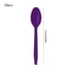 thumbnail image 3 of Uuiauoio 20 Pcs Plastic Set, Disposable Forks Spoons and Knives Set Plastic Utensil Cutlery Party Supplies Kit(20 pcs spoon), 3 of 6