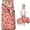 Pug and Hearts Pink Pattern, variant on Pug and Hearts Pink Pattern Teens Toddler Nap Mat with Pillow, Sleeping Mat Bag for Preschool Daycare 50"x20"