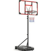 Kids Basketball Hoop Outdoor 4.82-8.53ft Adjustable, Portable Basketball Hoops & Goals for Kids/Teenagers/Youth in Backyard/Driveway/Indoor, with Enlarged Base and PC Backboard