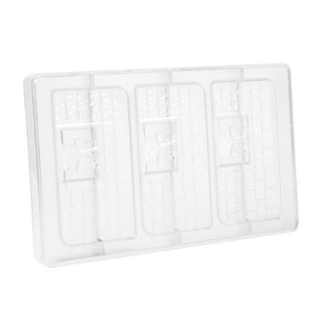 Greyas Polycarbonate Chocolate Mold, Santa Coming Down the Chimney by Luis Amado, 3 Cavities. Each 70mm x 140mm x 9mm High