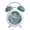 Green, variant on Classic Retro Alarm Clock Silent Non Ticking Bedside Clock with Soft Night Light Feature Loud Wake Bell for Adults Heavy Sleepers Dormitory Bedroom Daily Use