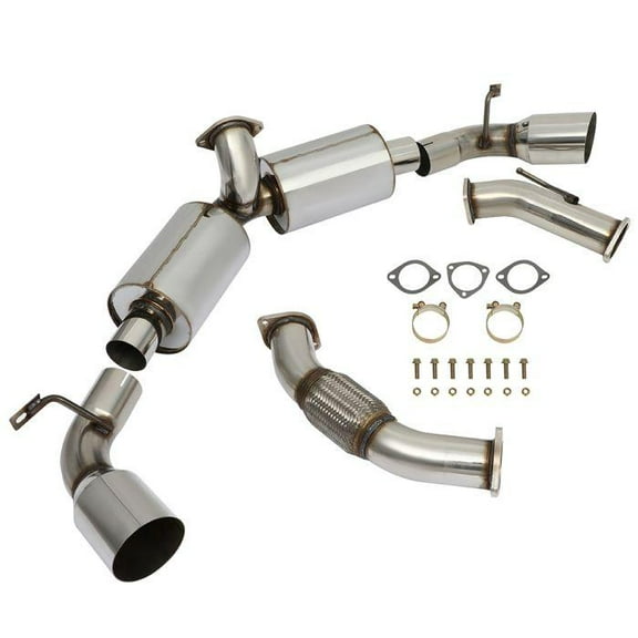 EC46501 1991-1995 Toyota MR2 2.0L 4.5" Dual Tip Muffler Catback Exhaust System