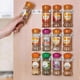 thumbnail image 2 of 4 Pcs Kitchen Spice Rack Wall-mounted Adhesive Seasoning Bottles Holder Cabinet Door Hooks Spice Bo, 2 of 5