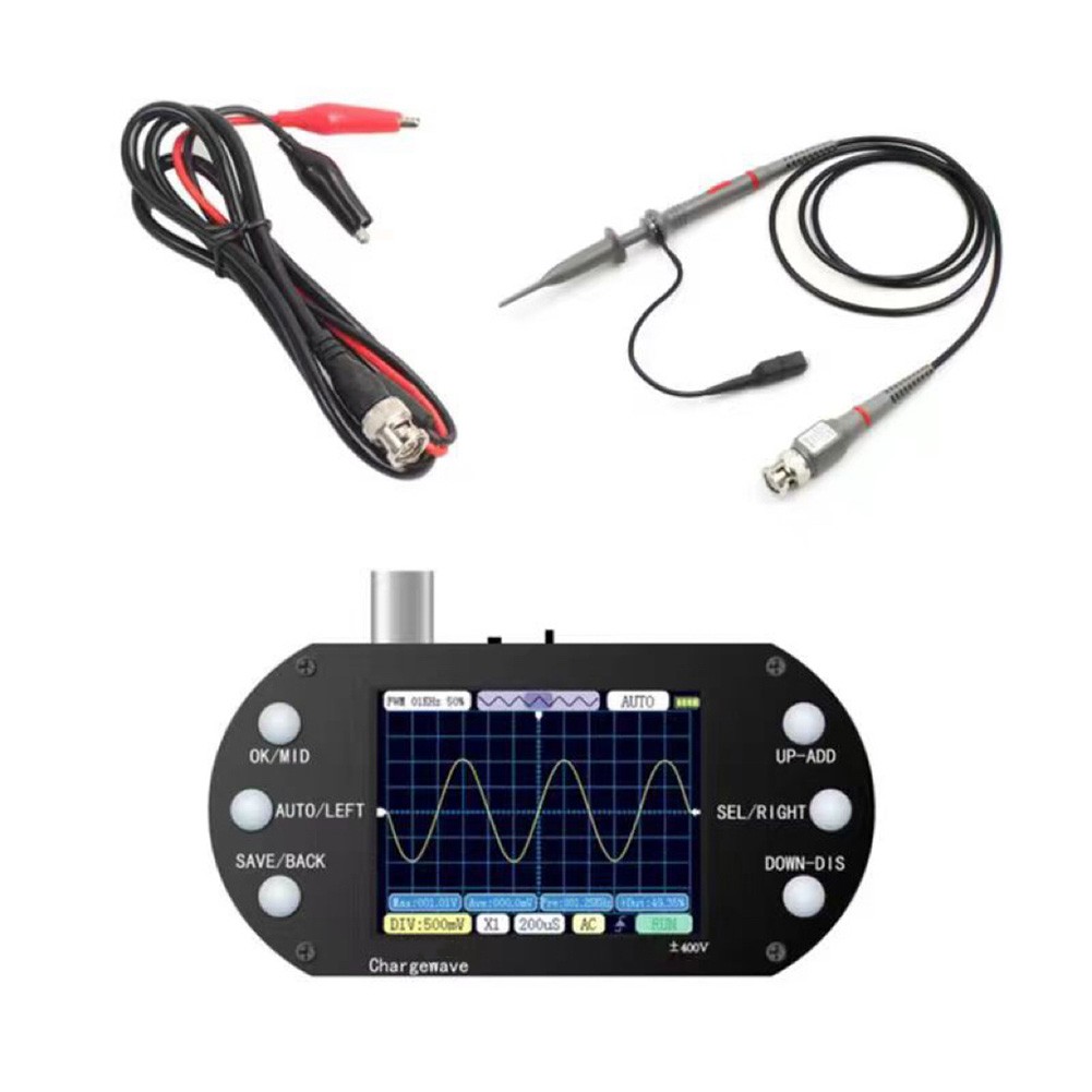 Handheld Oscilloscope 2.5Mhz Sampling Rate 200Khz Bandwidth