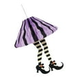 thumbnail image 4 of Adorno colgante de Halloween con forma de panal, falda de tacones altos, papel morado, adorno para fiesta, para interiores y exteriores, casa embrujada, colgante para fiesta., 4 of 5