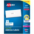 thumbnail image 1 of Etiquetas de dirección Avery Easy Peel Sure Feed de 1 x 2-5/8 pulgadas 7500, 1 of 8