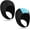 Black, Black Blue, variant on Jointown 2 Pcs Neoprene Diving Hood Thermal Wetsuit Hood Cap Swim Caps with Chin Straps Snorkeling Neoprene Surf Beanie 2.5 mm Diving Headgear for Men Women Sailing Water Sports