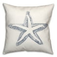 thumbnail image 2 of Creative Products Simple Starfish Navy 18x18 Spun Poly Pillow, 2 of 3