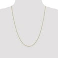 thumbnail image 2 of 14K Yellow Gold chain Rope Pendant 24 in 0.8 mm .8 V-P, 2 of 5