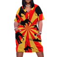 thumbnail image 1 of Saffron Circus-vestido holgado con bolsillos para mujer ropa de graduación, 1 of 6