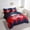 Red Navy, variant on Erosebridal American City Vancouver Bed in a Bag Twin size, Football Soccer Bed Set, Sports Theme Reversible Bedding Twin Size, Breathable Bedroom Decor, 7pcs