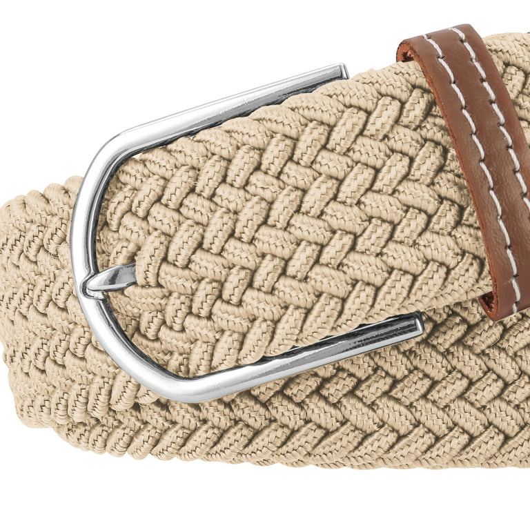 Enduring Stretch Woven Belt Elastic Casual Woven Sport Golf Braided Belts