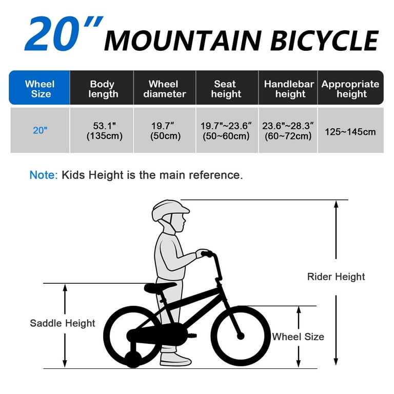 50 Cm Bike Frame Size For 6ft Person SPPTTY 20-24 Inch Bike,6