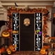 thumbnail image 5 of Decoraciones al aire libre – Truco o trato Hocus Pocus grandes pancartas de bruja carteles de porche – para puerta delantera exterior patio guirnalda suministros de fiesta – naranja negro, 5 of 5