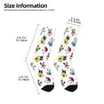 thumbnail image 2 of Fuzoiu French Bulldog With Coffee Cup Print Kids Socks For Boys Girls,Grip Crew Socks with Non Slip,Lightweight Stretch Crew Socks,Toddlers Crew Boot Socks, 2 of 5