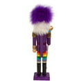 thumbnail image 7 of Kurt Adler 15-Inch Purple and Gold Pride Christmas Nutcracker, 7 of 7