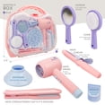thumbnail image 4 of YCFUN Beauty Salon Hair Toy Set for Girls, Pretend Play Kids Hair Toy with Realistic Blow Dryer, Beauty Makeup Kit Role Play Set for Girls Ages 3+, 4 of 6