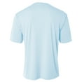 thumbnail image 2 of A4 Cooling Performance Crew Stain Release and Odor Resistant for Easy Care For Boys Color Pastel Blue Size M, 2 of 3