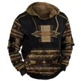 thumbnail image 4 of Sudadera con capucha Vintage para hombre, ropa informal de gran tamaño, Harajuku indio, primavera y otoño, 4 of 5