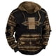 thumbnail image 3 of Sudadera con capucha estilo indio vintage para hombre, sudadera unisex de moda Harajuku, chaqueta nueva, ropa de calle informal de gran tamaño, 3 of 5