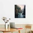 thumbnail image 2 of JRXY Bathroom Wall Art Decor Bathroom Pictures for Wall Artwork Sunset natural bridges along the west coast the Pacific Ocean Oregon Framed Canvas Wall Art for Bedroom Dining Room Farmhouse 12x16 in, 2 of 4