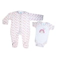 thumbnail image 1 of Set de ropa cotidiana Baby Mink Coordinado mameluco 3-6 Arcoíris, 1 of 4