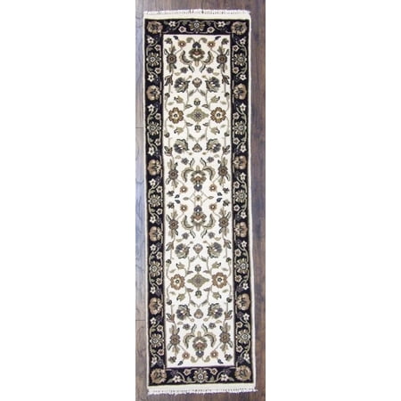Wahi Rugs Hand Knotted Turkish Knot Kashan Low Pile 2'6"x8'0" -w434