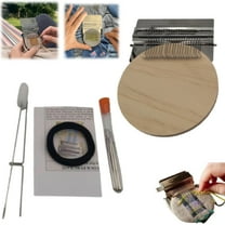 Knit Patch Kit Darning Loom - Darning Loom Quickly Mini Mending Convenient Darning Loom for Mending Jeans Socks Clothes Loom Machine Makes Beautiful Stitching DIY Weaving Arts(21 Needles)