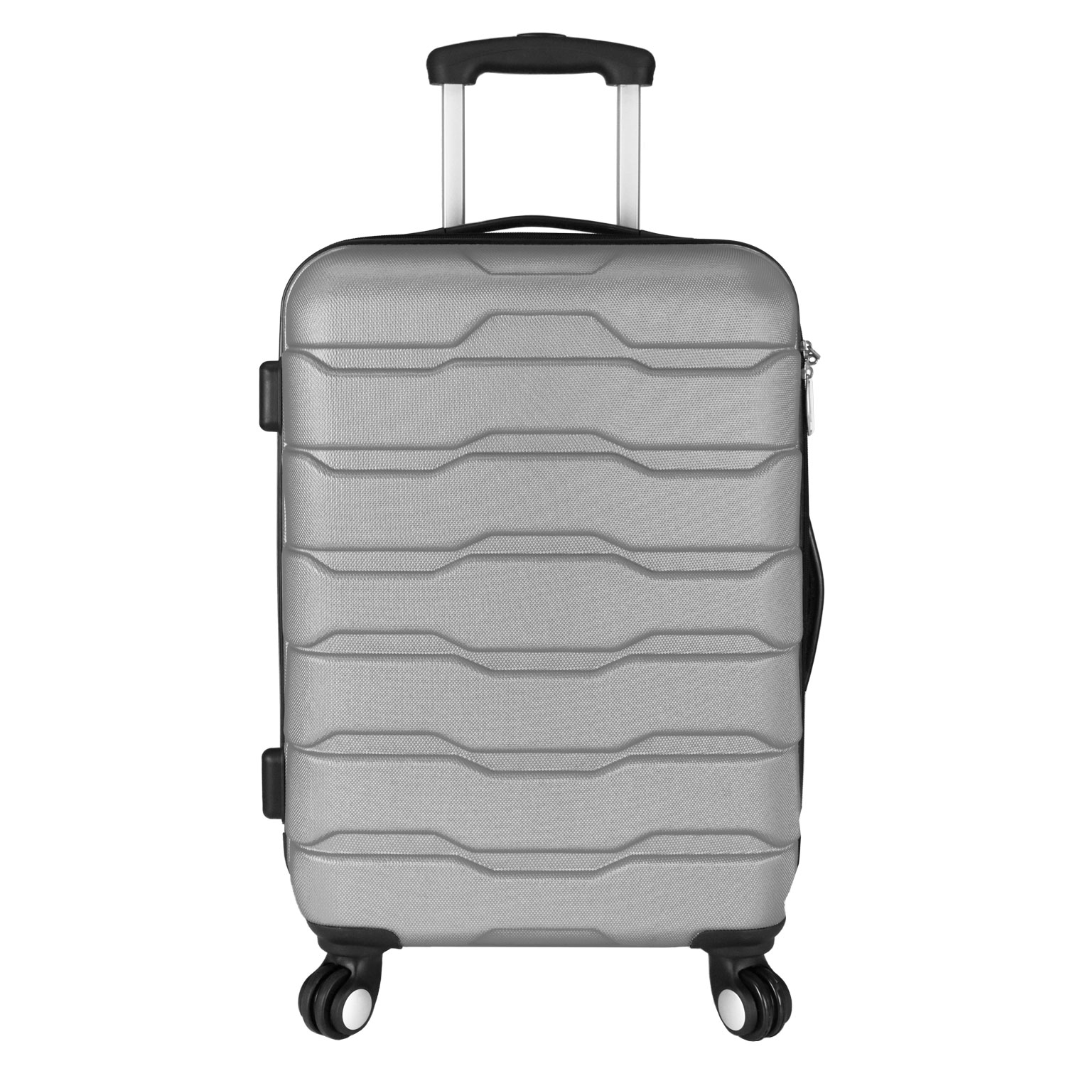 Walmeck Luggage Omni 3Piece 3PC 30"/26"/22" ABS Grey Hardside Spinner