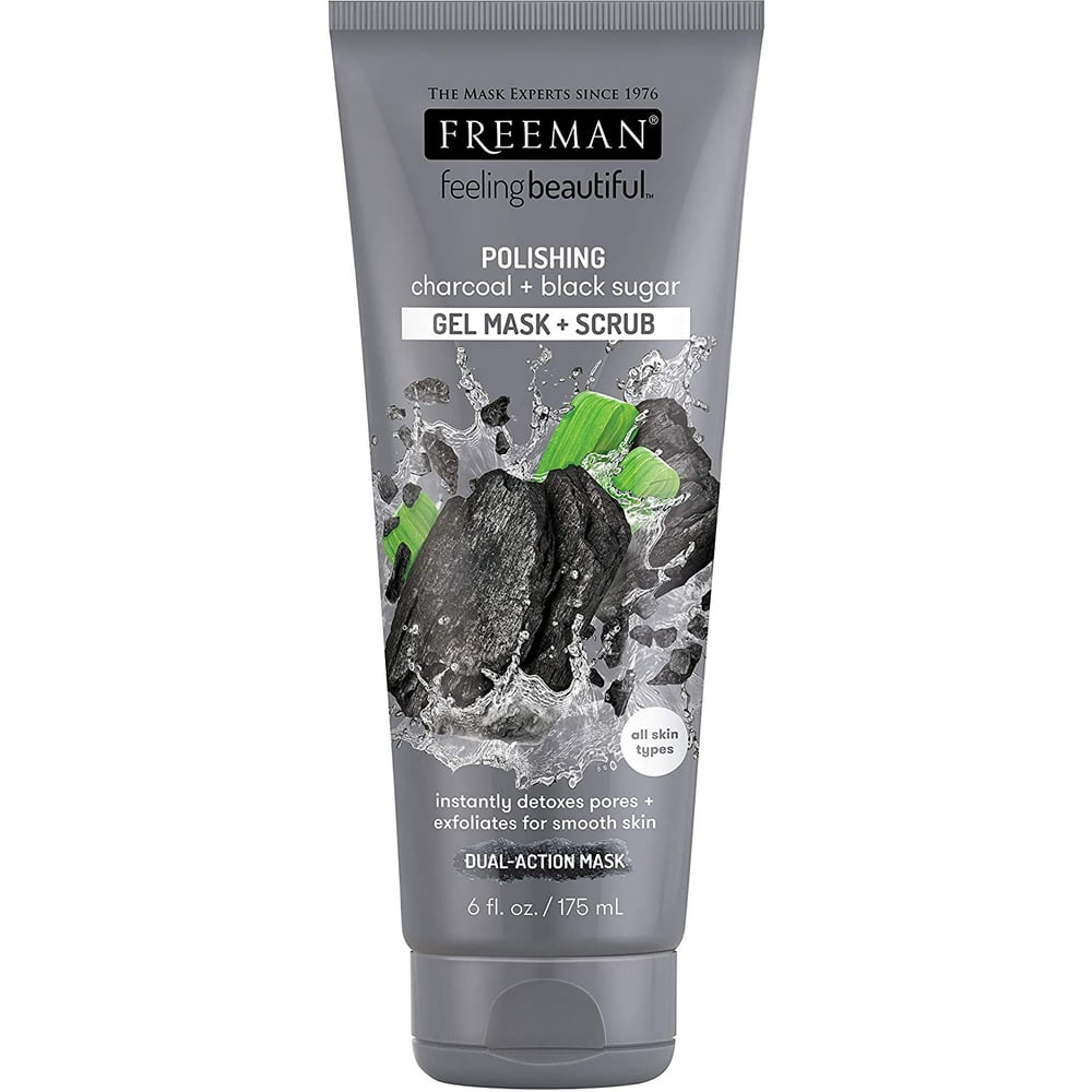 polishing-charcoal-gel-facial-mask-and-scrub-oil-absorbing-and