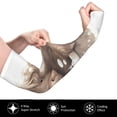 thumbnail image 3 of Daiia Cute Cow Bath UV Sun Protection Arm Sleeves - Cooling Compression Arm Sleeve - Sports & UV Arm Sleeves for Men & Women, 3 of 8