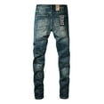 thumbnail image 3 of New Ksubi Men's Jeans 2025 High Quality Streetwear Slim Fit Stretch Jeans Baggy Ripped Straight Skinny Denim Pants, 3 of 7