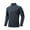 Dark Gray, variant on ZCFZJW Men's Quarter-Zip Polar Fleece Jacket, Big and Tall Regular Fit Casual Long Sleeve Half Zip Fleece Pullover Sweaters Thermal Golf Sweatshirt Army Green L