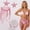 Pink-f, variant on Mermaid Accessories Set 4PCS – Crochet Fishnet Cover Up Skirt, Starfish Hair Clips & Seashell Necklace – Great for Mermaid Costume, Beach Party, Bachelorette, Under the Sea Theme