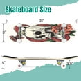 thumbnail image 2 of 31'' Complete Skateboard 7 Layer Canadian Maple Double Kick Deck Skateboards Skate Board for Beginner Adult Gifts, 2 of 5