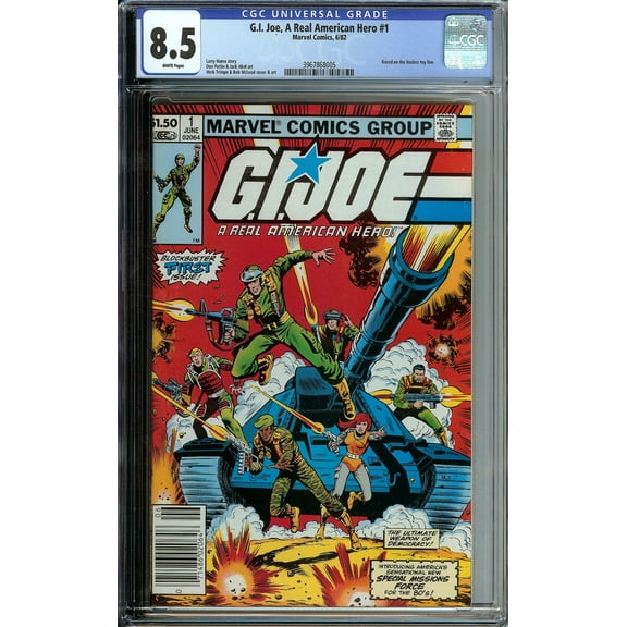 G.I. Joe, A Real American Hero #1 - CGC 8.5 Comic Book