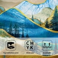 thumbnail image 3 of GZHJMY Forest Mountain Hand Towels Set of 2 Sunset Tree Face Towel Thin Washcloths Absorbent Soft Bath Towels for Bathroom Kitchen Hotel Spa, 3 of 7