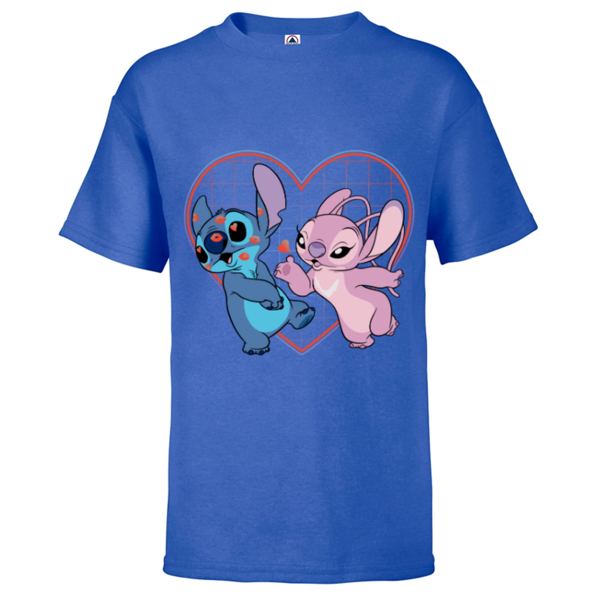 Disney Lilo and Stitch Angel Heart Kisses - Short Sleeve T-Shirt for ...