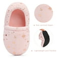 thumbnail image 3 of ​Berhood Girls Slippers Kids Boys Plush House Slippers Comfy Warm Bedroom Shoes Pink 7-8 Toddler, 3 of 6