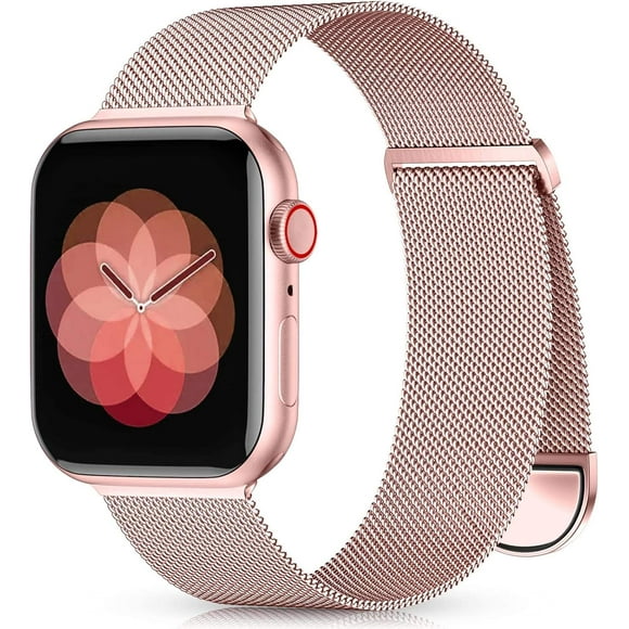 MetallbandkompatibeltmedAppleWatch-band40mm38mm41mmRosePinkGold-WELLNGSRosePinkGold