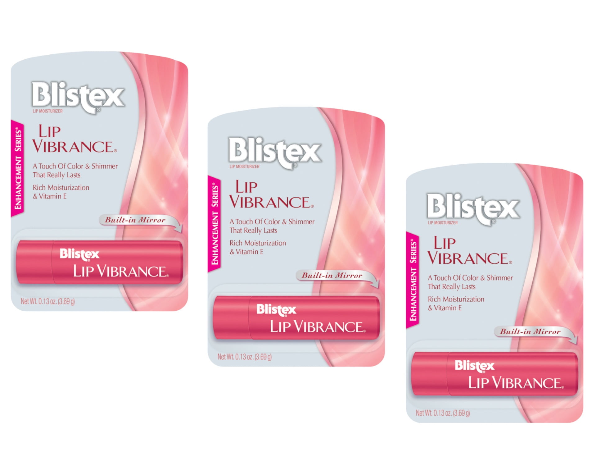 Blistex Lip Vibrance Lip Care Balm with SPF 15, Sheer Color, Shimmer, 0.13 oz