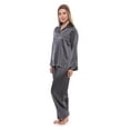 thumbnail image 5 of Women's 100% Silk Pajama Set - Luxury Sleepwear Pjs by TexereSilk (Morning Dew), 5 of 5