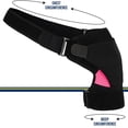thumbnail image 3 of CSChome Shoulder Support Brace Shoulder Brace Adjustable Soft Breathable Universal Design Pain Relief Shoulder Support Brace Sleeve Wrap, 3 of 7
