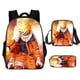 thumbnail image 1 of Juego de 3 mochilas de Anime para niños, mochila de dibujos animados con bolsa de mensajero, estuche para lápices para la escuela, viajes al aire libre, Camping, Picnic, 1 of 9