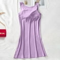 thumbnail image 4 of Nightgowns for Women with Built In Bra Sleeveless Sleepwear Casual Loose Nightshirts Soft Comfy Sleepshirts Big Sleep Shirt Womens Sleep Shirts Soft Sleeping Dress Dorm Shirt Sleepwear Women, 4 of 5