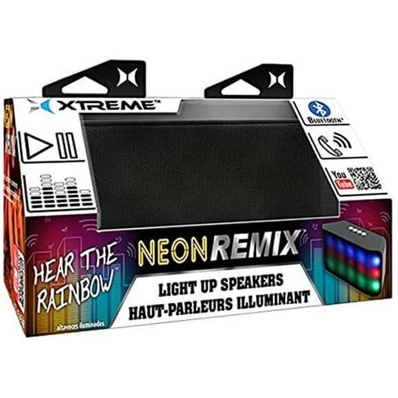 Xtreme XBS9-1010-BLK Neon Bluetooth Light Up Speaker
