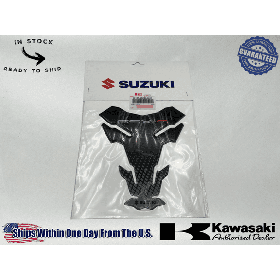Suzuki Genuine OEM Authentic TANK PAD HORIZONTAL  99180-48K20-BLK