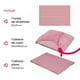 thumbnail image 3 of Juego De Sábanas Individual Microfibra Ultra Suave Premium Rosa, 3 of 5