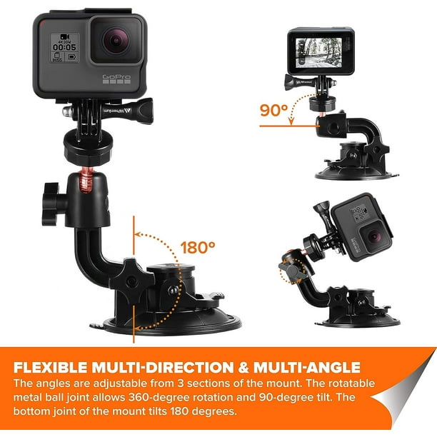 Gopro suction deals cup mount walmart