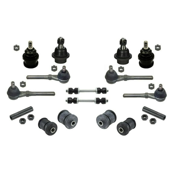 14 Pc New Suspension & Steering Kit Tie Rod Ends Ball Joints & Sway Bars, Front Lower Control Arm Bushings Fits select: 1997-2003 FORD F150, 1997-2002 FORD EXPEDITION